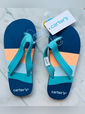 Carter's Ernest Flip Flops XL (11-12) NWT